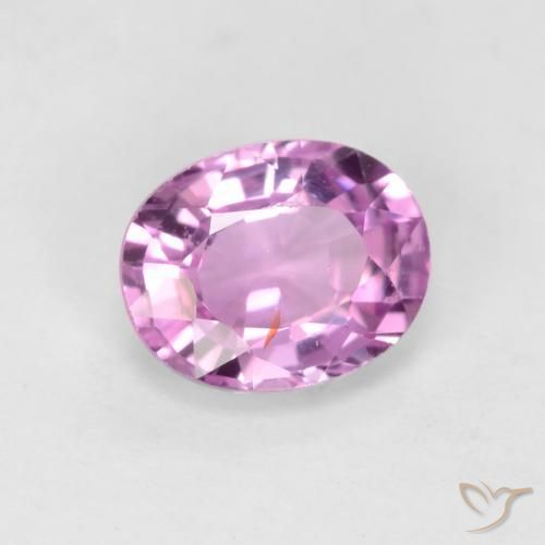 0.71 ct Violet Sapphire Stone, Natural Sapphire in Oval Facet Shape for Sale