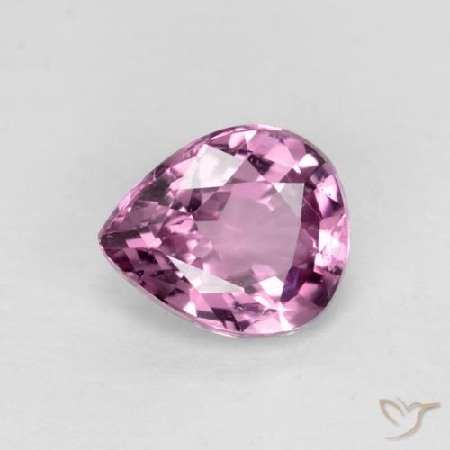 Púrpura medio Zafiro Gema - 0.6ct Corte en forma de pera (ID: 539151)