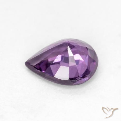 Sapphire Gemstone in 5.9 x 5.1 mm Size for Sale, Sapphire Stone in Medium Violet Color