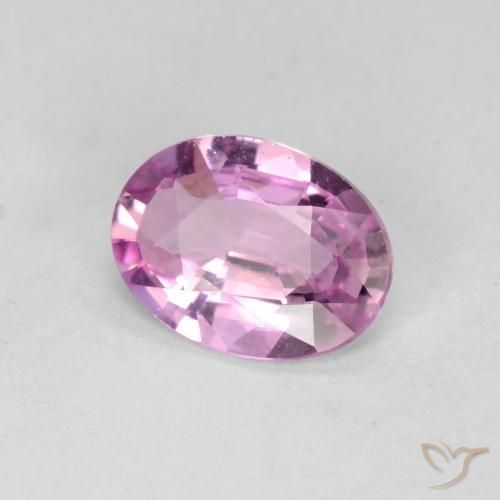 0.71 ct Purple Sapphire Stone, Natural Sapphire in Oval Facet Shape for Sale