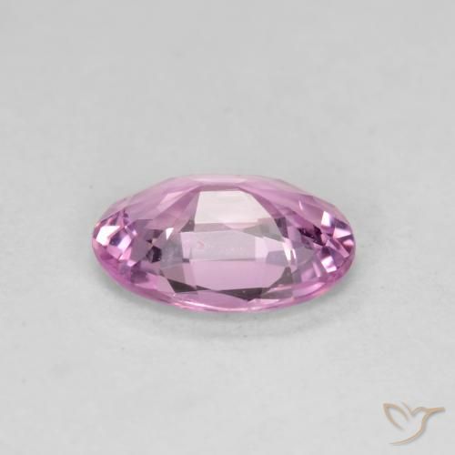 Sapphire Gemstone in 6.7 x 5 mm Size for Sale, Sapphire Stone in Pinkish Purple Color