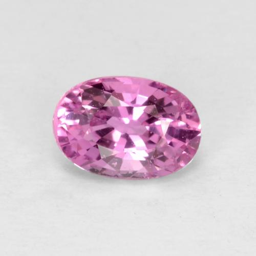 Royal Purple Pink Sapphire Gem - 0.7ct Oval Facet (ID: 539198)