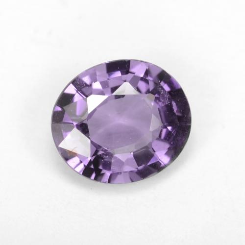 Grape Violet Sapphire Gem - 0.6ct Oval Facet (ID: 539209)