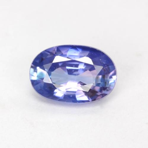 Intense Violet Blue Сапфир Камень - 0.6ct Фасетный Овал (ID: 539338)