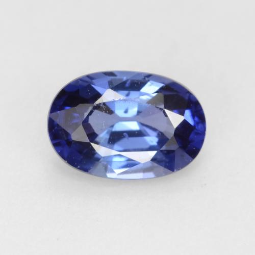Azul aciano Zafiro Gema - 0.6ct Forma ovalada (ID: 539721)