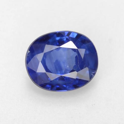 True Blue Saphir Edelstein - 0.6ct Oval facettiert (ID: 539724)