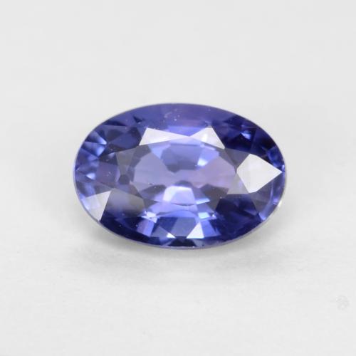 Фиолетово-синий Сапфир Камень - 0.7ct Фасетный Овал (ID: 539829)