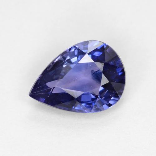 Blu scuro Zaffiro Gem - 0.6ct Sfaccettatura a pera (ID: 539865)