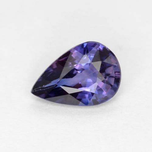 Intense Purple Sapphire Gem - 0.5ct Pear Facet (ID: 539867)