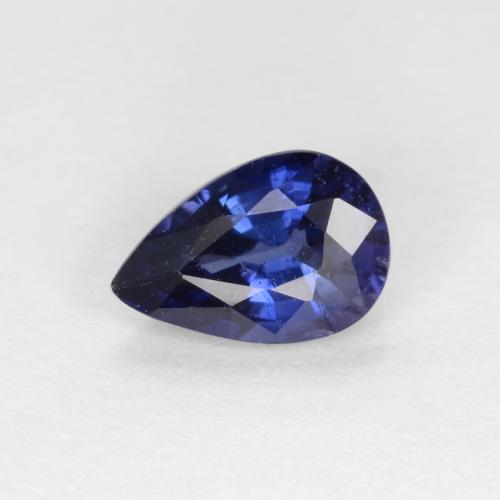 Royal Blue Sapphire Gem - 0.6ct Pear Facet (ID: 539872)