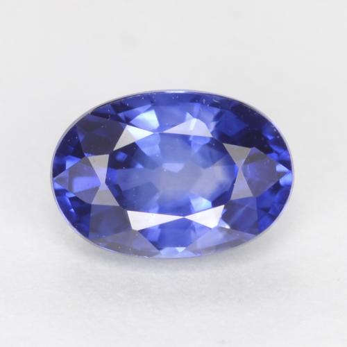 Blue violetto scuro Zaffiro Gem - 0.8ct Ovale sfaccettato (ID: 539984)