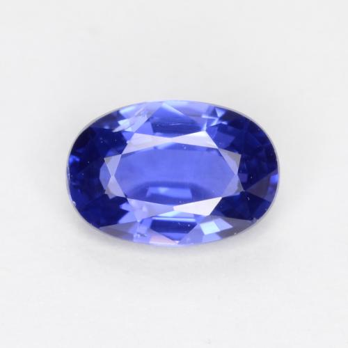 Васильково-синий Сапфир Камень - 0.7ct Фасетный Овал (ID: 539985)