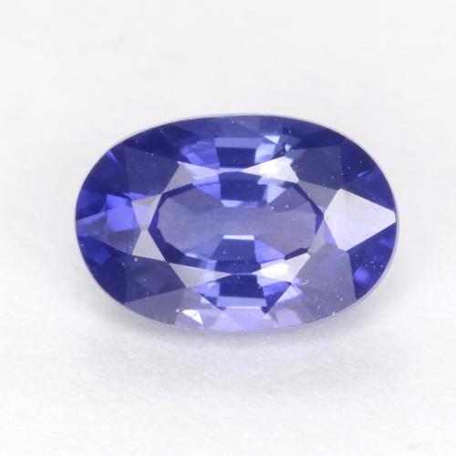 Azul violeta Zafiro Gema - 0.7ct Forma ovalada (ID: 539987)