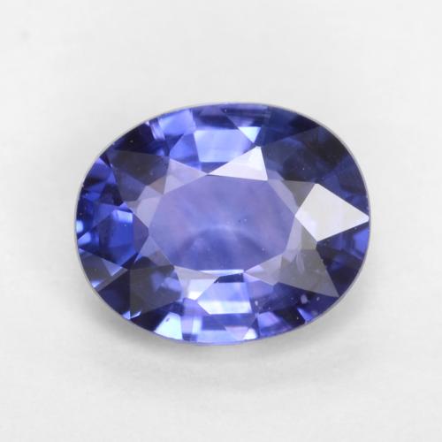 Viola Blu Zaffiro Gem - 0.7ct Ovale sfaccettato (ID: 539990)