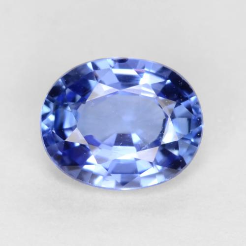 Синий / Голубой Сапфир Камень - 0.7ct Фасетный Овал (ID: 540078)