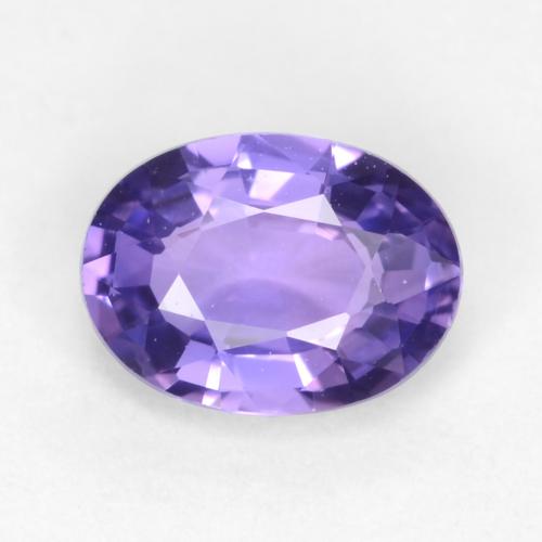 Темно-пурпурный Сапфир Камень - 0.7ct Фасетный Овал (ID: 540080)
