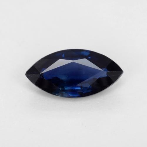 Azul crepúsculo Zafiro Gema - 0.8ct Forma marquesa (ID: 540218)