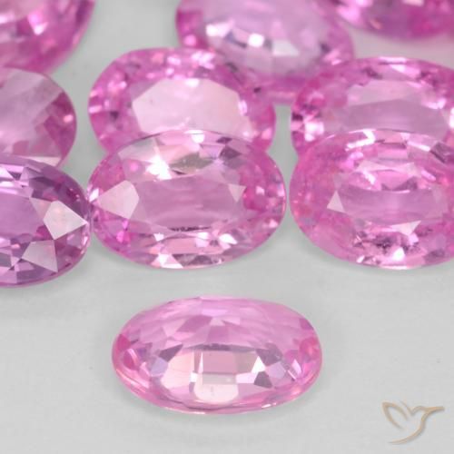 Sapphire Gemstones in 5.8 x 4.1 mm Size for Sale, Sapphire Stones in Medium Purple Color
