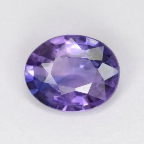 Rosado púrpura Zafiro Gema - 0.6ct Forma ovalada (ID: 541544)