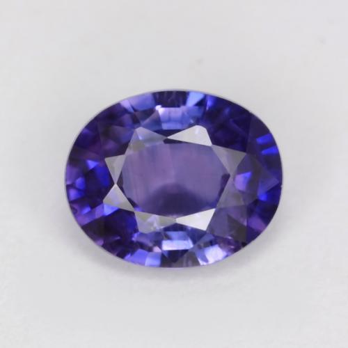 Púrpura oscuro Zafiro Gema - 0.6ct Forma ovalada (ID: 541549)
