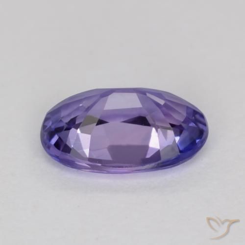Sapphire Gemstone in 6 x 4 mm (calibrated) Size for Sale, Sapphire Stone in Deep Purple Color