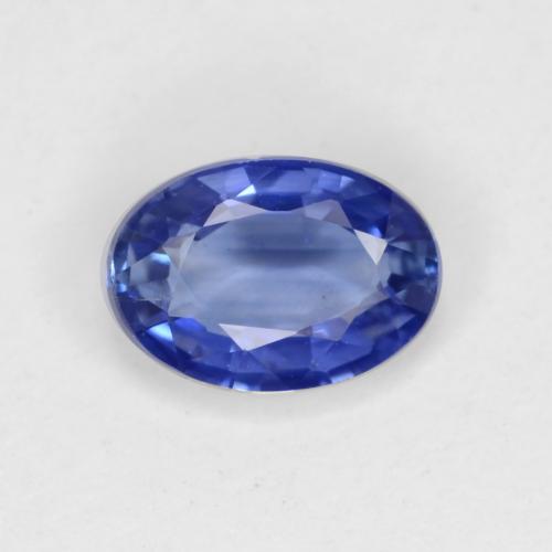 Cornflower Blue Sapphire Gem - 0.6ct Oval Facet (ID: 541703)