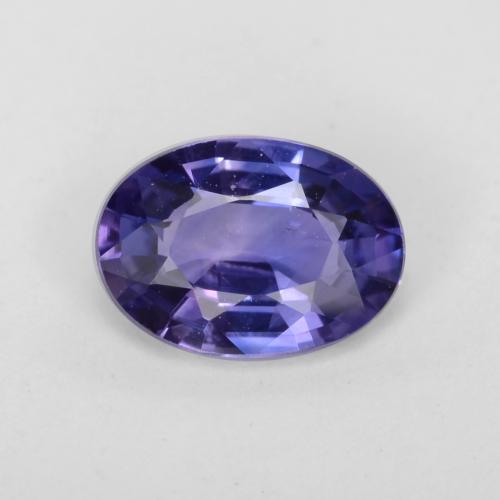 Midnight Blue Сапфир Камень - 0.7ct Фасетный Овал (ID: 541704)