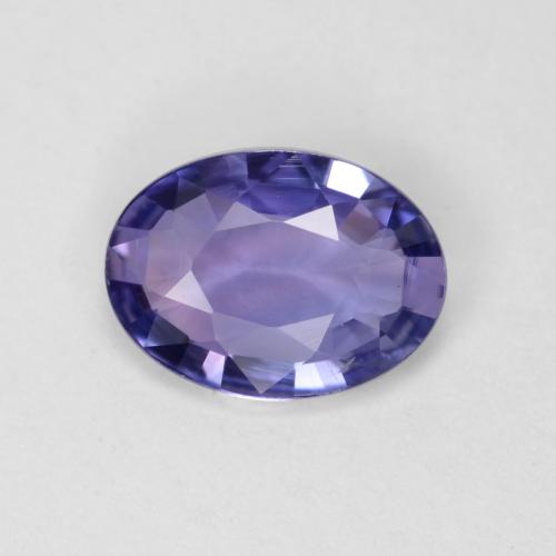 Midnight Blue Saphir Edelstein - 0.6ct Oval facettiert (ID: 541712)