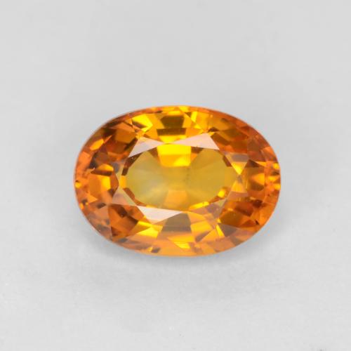 Naranja albaricoque Zafiro Gema - 0.7ct Forma ovalada (ID: 544766)