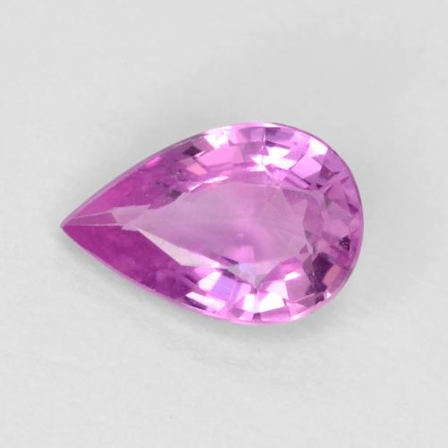 Zaffiro viola taglio pera da 0,45 ct dal Madagascar, dimensione 6 x 4mm, pietra preziosa naturale Riscaldato , purezza VVS-VS, Zaffiro Sfaccettatura a pera da 1 pz, durezza Mohs di 9 adatto per gioielli da indossare ogni giorno, Mostra grande brillantezza, Photo A