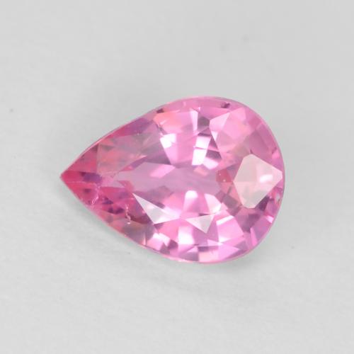 Rosado intenso Zafiro Gema - 0.4ct Corte en forma de pera (ID: 544776)