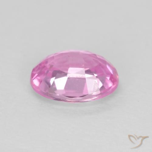 Sapphire Gemstone in 5 x 4 mm (calibrated) Size for Sale, Sapphire Stone in Purple-Pink Color