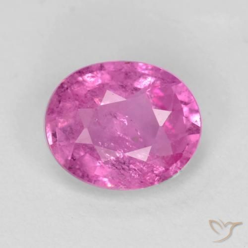 0.73ct Natural Intense Purple Sapphire, Oval, SI