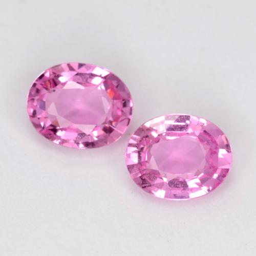 Medium Pink Sapphire Gem - 0.4ct Oval Facet (ID: 544814)