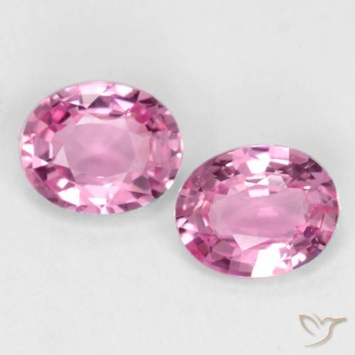 Medium Pink Сапфир Камень - 0.4ct Фасетный Овал (ID: 544819)