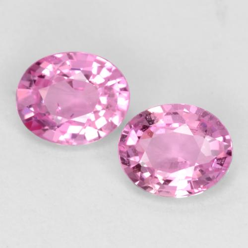 Royal Purple Pink Сапфир Камень - 0.4ct Фасетный Овал (ID: 544820)