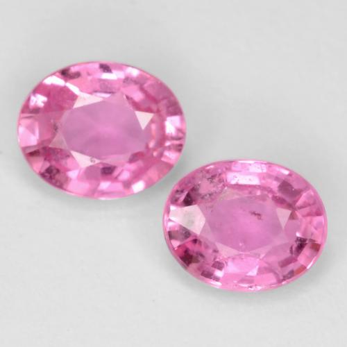 Medium Pink Sapphire Gem - 0.4ct Oval Facet (ID: 545023)