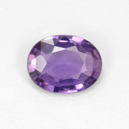 Medium Pink Violet Сапфир Камень - 0.5ct Фасетный Овал (ID: 545263)