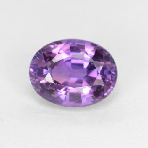Medium Pink Violet Сапфир Камень - 0.5ct Фасетный Овал (ID: 545267)