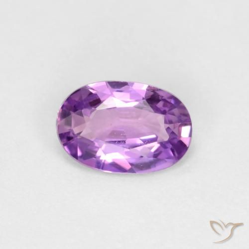 0.43ct Natural Electric Purple Sapphire, Oval, VS