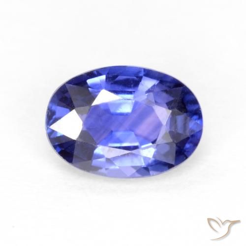 Темно-синий Сапфир Камень - 0.5ct Фасетный Овал (ID: 546369)