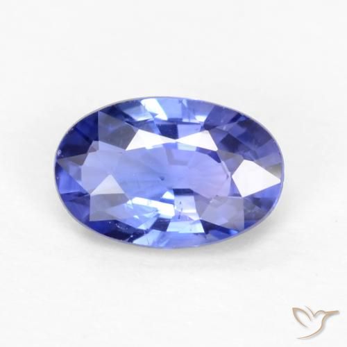 Pastel Blue Сапфир Камень - 0.5ct Фасетный Овал (ID: 546372)
