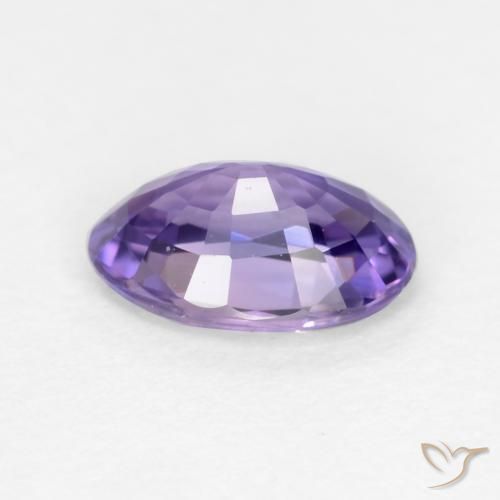Sapphire Gemstone in 6 x 4 mm (calibrated) Size for Sale, Sapphire Stone in Deep Purple Color