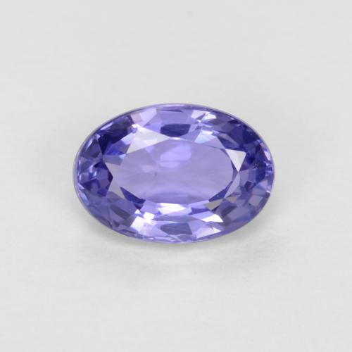 Dark Bluish Purple Сапфир Камень - 0.6ct Фасетный Овал (ID: 546713)