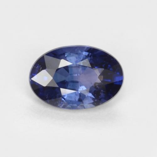 Azul oscuro Zafiro Gema - 0.6ct Forma ovalada (ID: 546716)