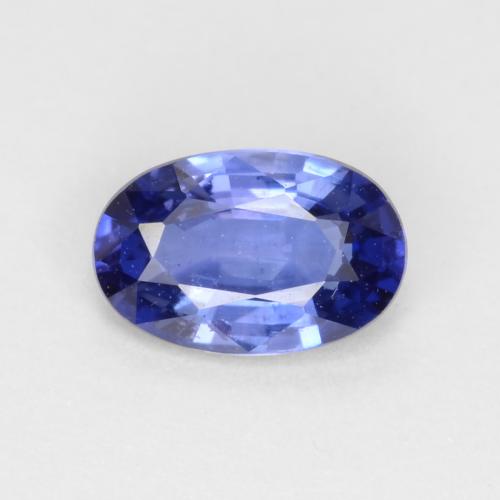 violett-blau Saphir Edelstein - 0.6ct Oval facettiert (ID: 546721)
