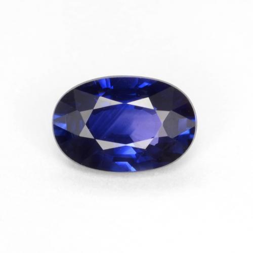 Royal Blue Sapphire Gem - 0.5ct Oval Facet (ID: 546724)