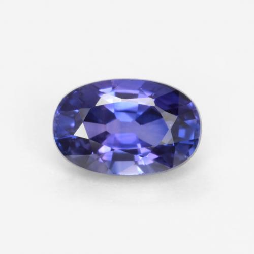 Midnight Blue Saphir Edelstein - 0.6ct Oval facettiert (ID: 546731)