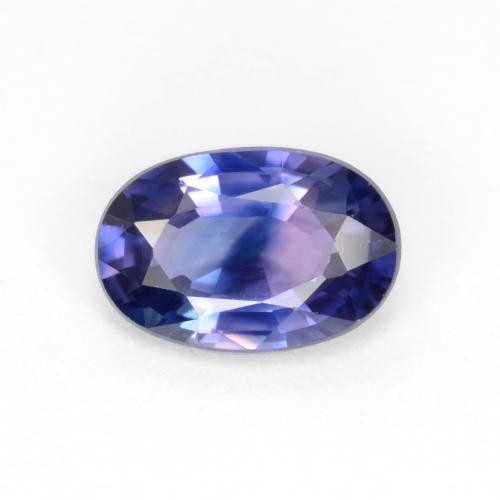Azul noche Zafiro Gema - 0.6ct Forma ovalada (ID: 546734)