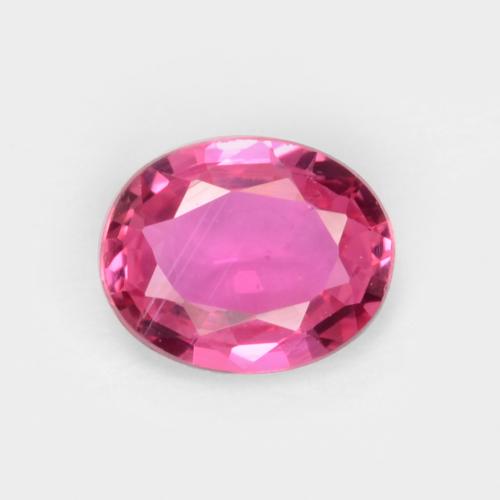 pink Saphir Edelstein - 0.4ct Oval facettiert (ID: 546859)